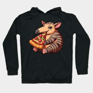 Aardvark Eating Pizza Hoodie